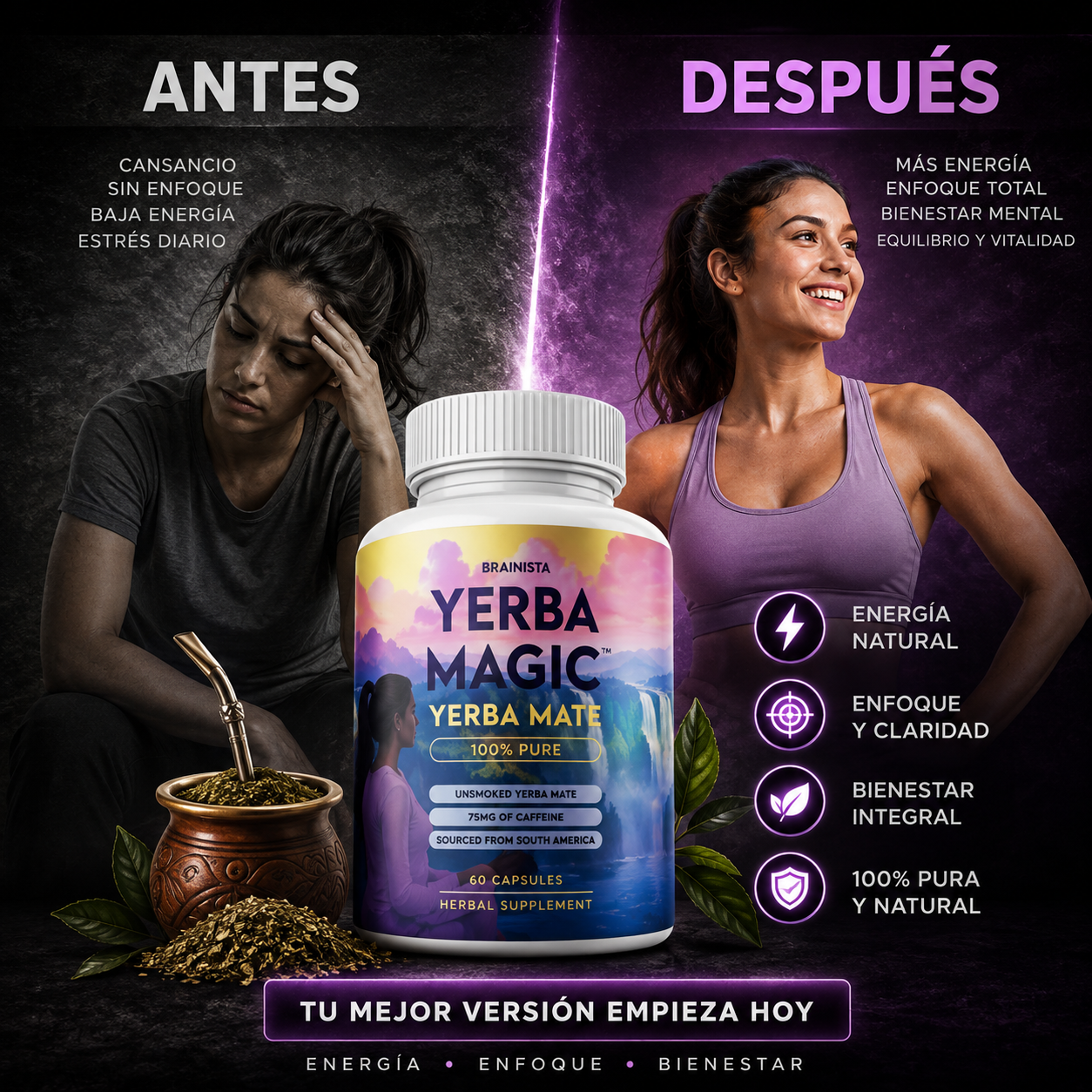 Yerba Magic™️ – Potencia tu Energía y Mantente Activo Sin Sentirte Agotado