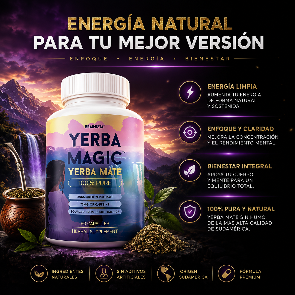 Yerba Magic™️ – Potencia tu Energía y Mantente Activo Sin Sentirte Agotado